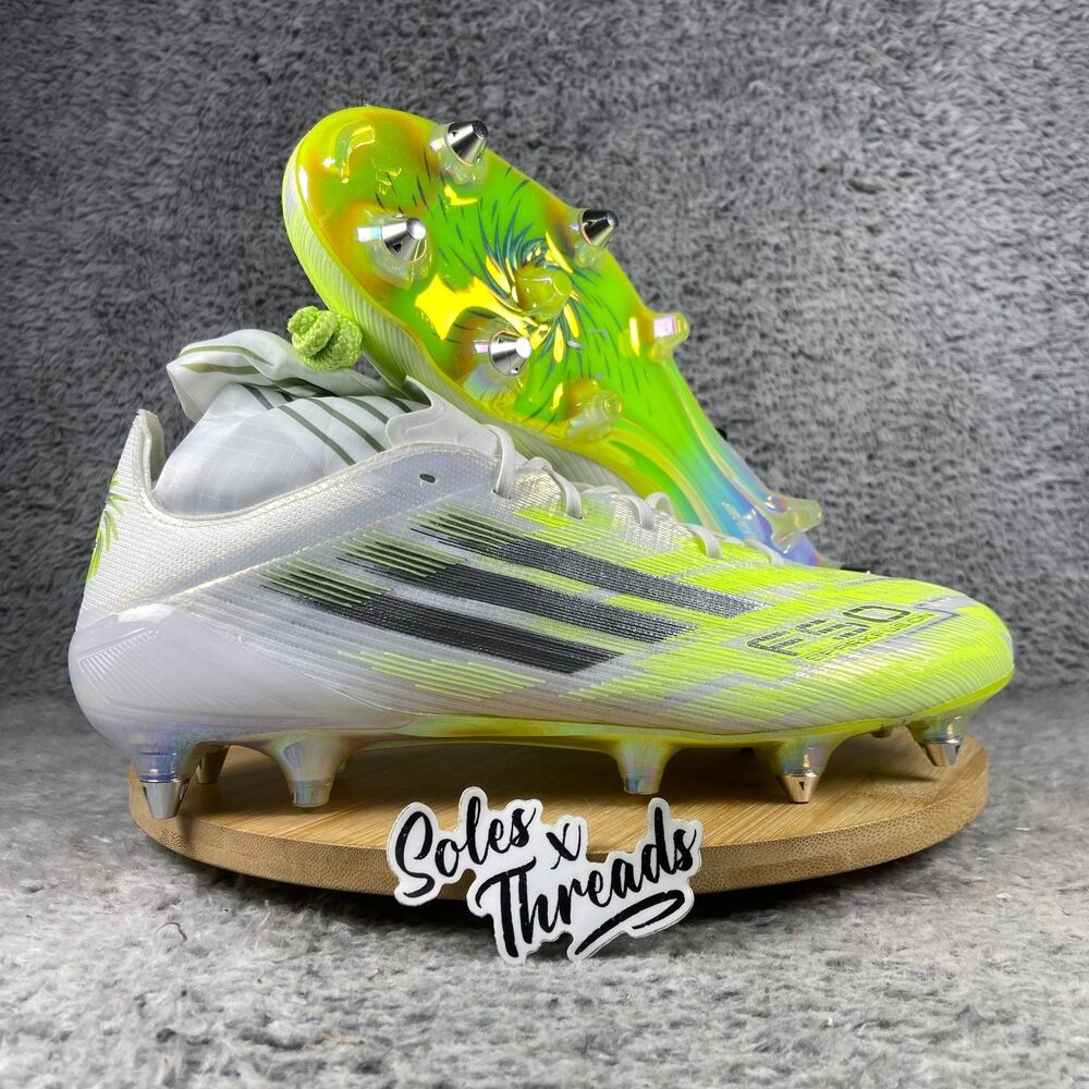 Adidas F50 Sparkfusion Elite Low SG Size 11 Women = 10 Men Solar Yellow JQ1477